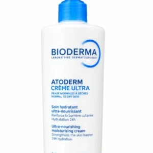 کرم مرطوب کننده و تغذیه کننده بایودرما اتودرم پمپی Creme Ultra 4 کرم مرطوب کننده و تغذیه کننده
