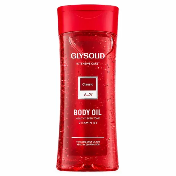 روغن بدن مرطوب کننده گلیسولید GLYSOLID حاوی ویتامین B3 حجم 200 میلی لیتر 1 روغن بدن مرطوب کننده گلیسولید GLYSOLID حاوی ویتامین B3 حجم 200 میلی لیتر