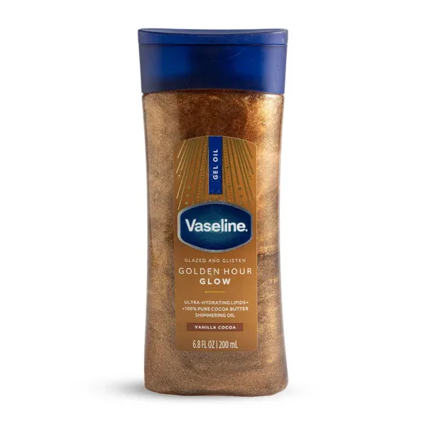روغن بدن براق کننده بدن وازلین مدل Golden Hour Glow Vanilla Cocoa حجم 200 میلی لیتر 1 روغن بدن براق کننده بدن وازلین مدل Golden Hour Glow Vanilla Cocoa حجم 200 میلی لیتر