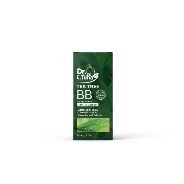 بی بی کرم درخت چای Tea Tree دکتر سی تونا Dr.C.Tuna Light to Medium 2 بی بی کرم درخت چای دکتر سی تونا