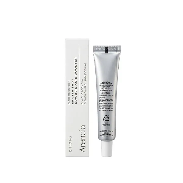 سرم مرطوب کننده صورت آرنسیا مدل Eraser Shot Glycolic Acid Booster 1 سرم مرطوب کننده صورت آرنسیا